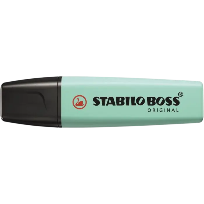 Marqueur Fluorescent STABILO Boss Original en Biseau Bleu Pastel