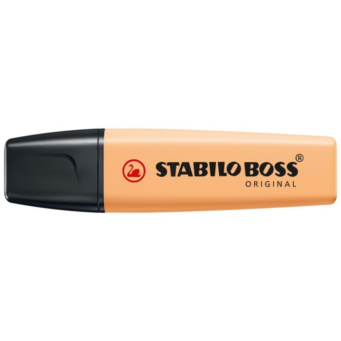 Marqueur Fluorescent STABILO Boss Original en Biseau Abricot