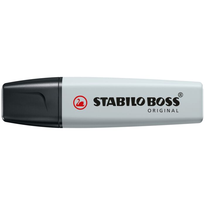 Marqueur Fluorescent STABILO Boss Original en Biseau Poudre de Gris