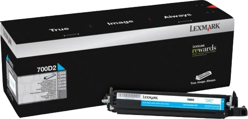 Unité de Développement LEXMARK 700D2 Cyan Pour Imprimante CS517 CS310n CX410dte CX510de CX510dthe CS410dtn CX317dn CX310n CS417dn CS410n CX517de CX310dn CS510dte CX417de CS410dn