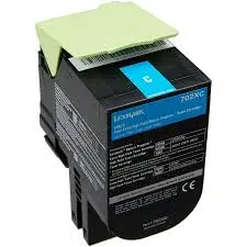Toner LEXMARK 708h Cyan Pour Imprimantes CS310 CS410 CS510 