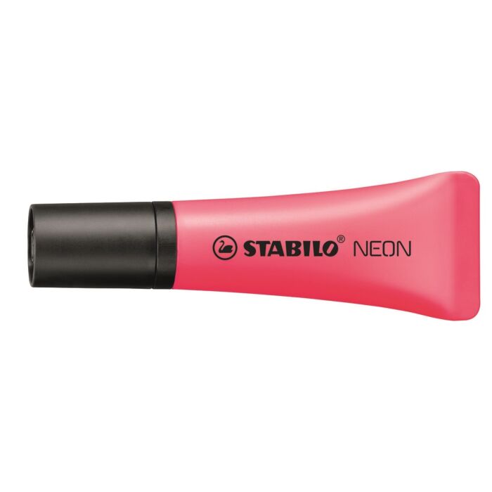Marqueur Fluorescent STABILO Néon en Biseau Rose