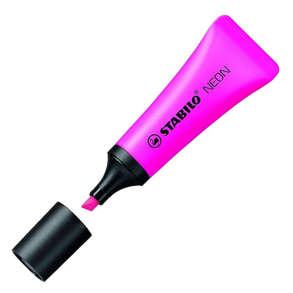 Marqueur Fluorescent STABILO en Biseau Neon Magenta