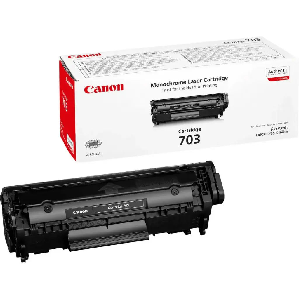 Toner CANON 703 Noir Pour Imprimantes LBP 2900 3000 