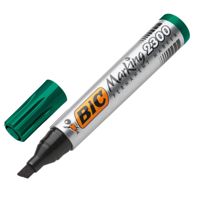 Marqueur Permanent BIC Marking 2300 Coupé Vert