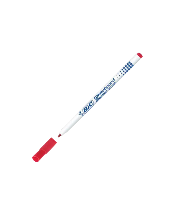 Marqueur Feutre BIC Velleda 1721 03 Pointe fine 1.5mm Rouge pour ardoise