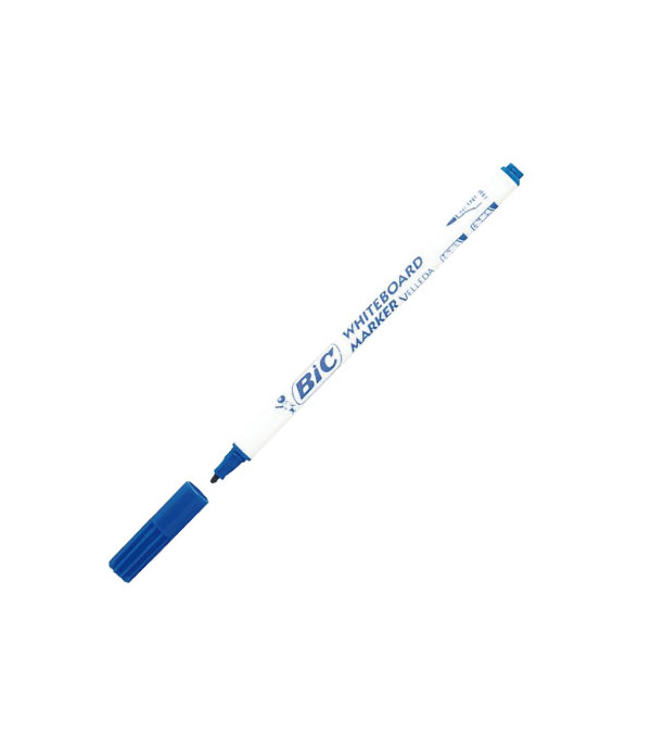 Marqueur Feutre BIC Velleda 1721 06 Pointe fine 1.5mm Bleu pour ardoise