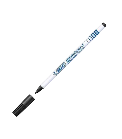 Marqueur Feutre BIC Velleda 1721 09 Pointe fine 1.5mm Noir pour ardoise