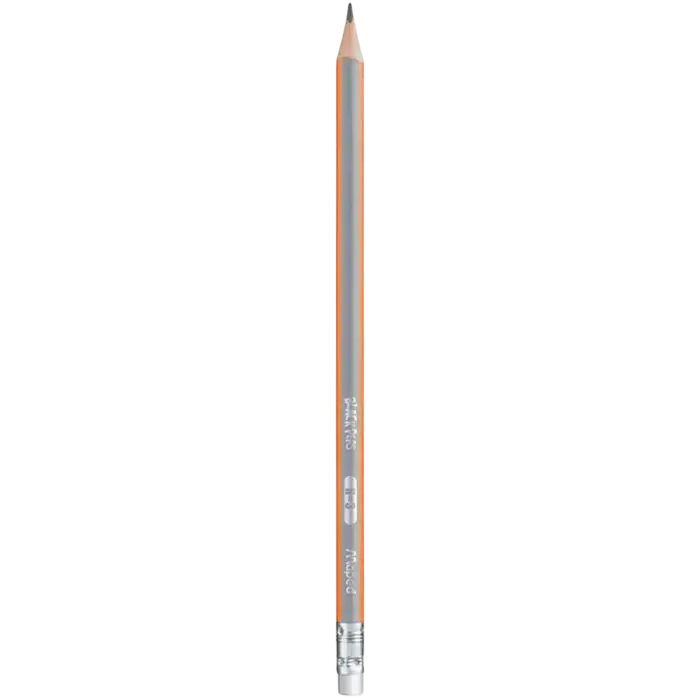 Crayon MAPED Black Peps Triangulaire H3 Noir Avec Gomme