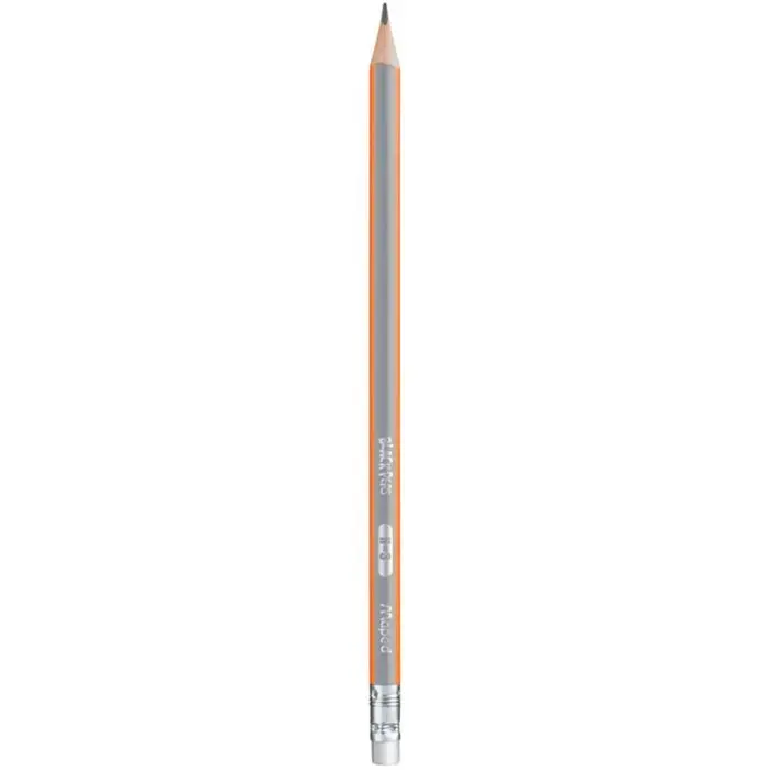 Crayon MAPED Black Peps Triangulaire H3 Noir Avec Gomme