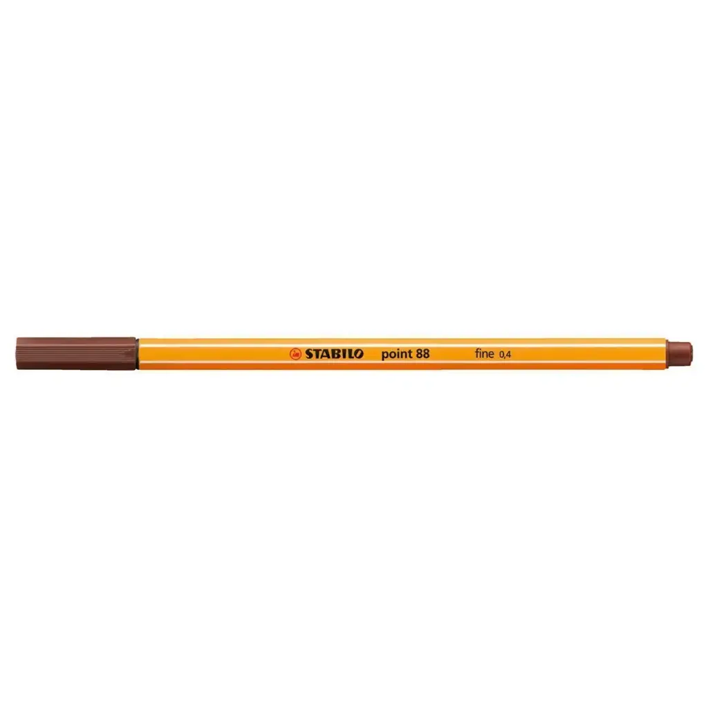 Stylo STABILO Point 88 Fine Brun Marron
