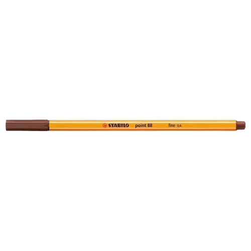 Stylo STABILO Point 88 Fine Brun Marron