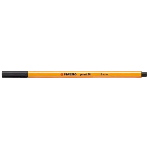 Stylo STABILO Point 88 Fine Noir
