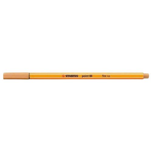 Stylo STABILO Point 88 Fine Ocre Foncé
