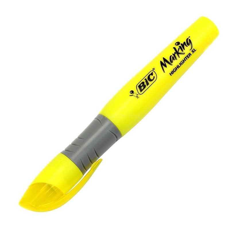 Marqueur Fluorescent BIC Brite Liner XL en Biseau Jaune