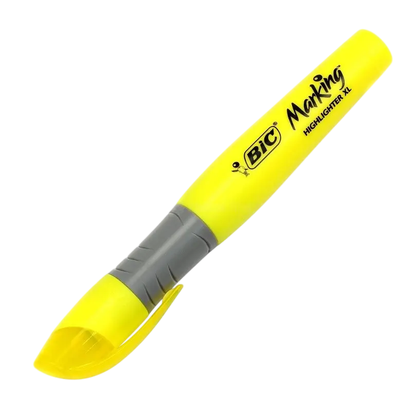 Marqueur Fluorescent BIC Brite Liner XL en Biseau Jaune