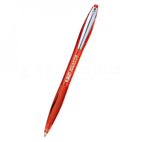 Stylo à Bille BIC Atlantis Soft 1.0mm Retractable Rouge
