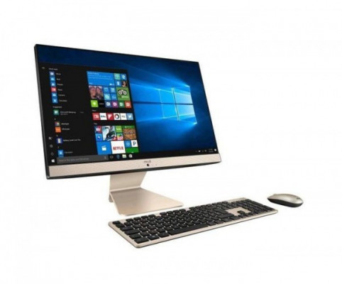 Ordinateur De Bureau All In One ASUS V241FFK-BA140T Intel Core i7-8565 8Go DDR4 1To Carte Graphique NVIDIA GeForce MX130 2Go GDDR3 Ecran 23.8" Windows 10 Noir Kaspersky Anti-Virus 1 PC 1An