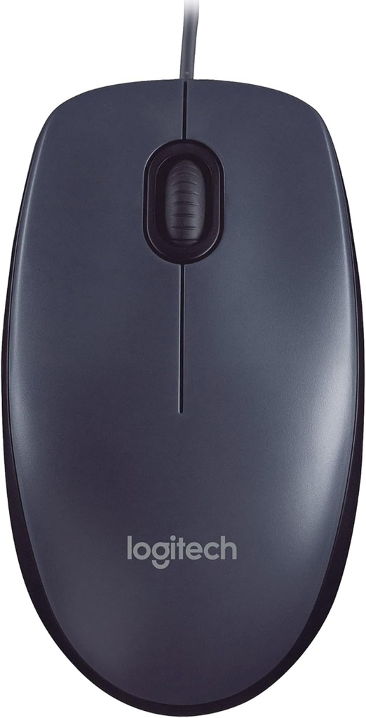 Souris filaire LOGITECH M90 USB Suivi Optique 1000 PPP Noir