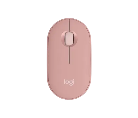 Souris Optique Sans Fil LOGITECH Pebble M350 Bluetooth 1000Dpi Ultra Fine Silencieuse Rose