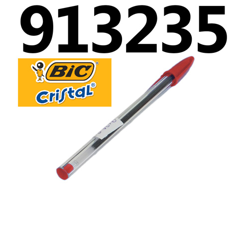 Stylo à Bille BIC Cristal Original 1.0mm Rouge