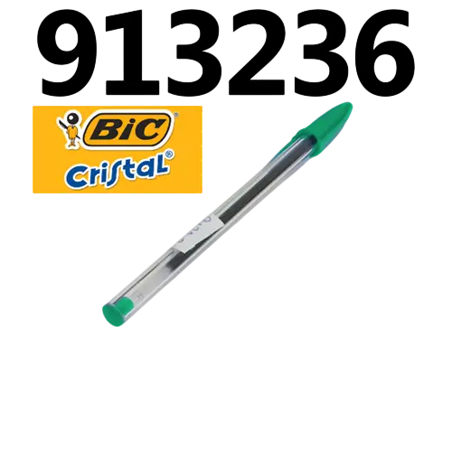 Stylo à Bille BIC Cristal Original 1.0mm Vert