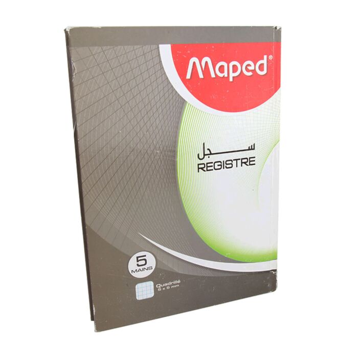 Registre MAPED 5 mains A4