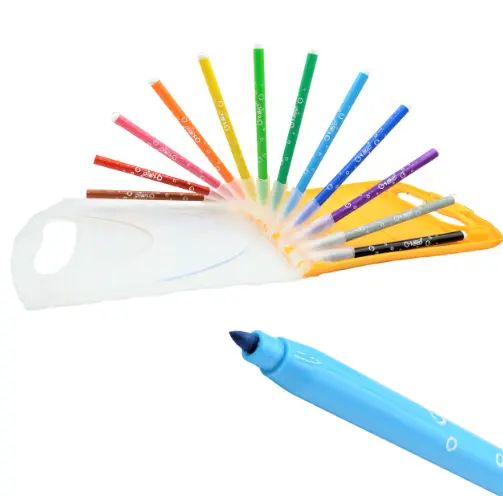Feutre De Coloriage BIC KIDS Ultra-Lavable  Boite de 12 Couleurs 
