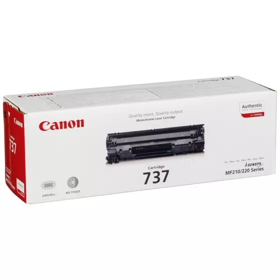 Toner CANON CRG-737  Noir pour MF212W 2100 Pages