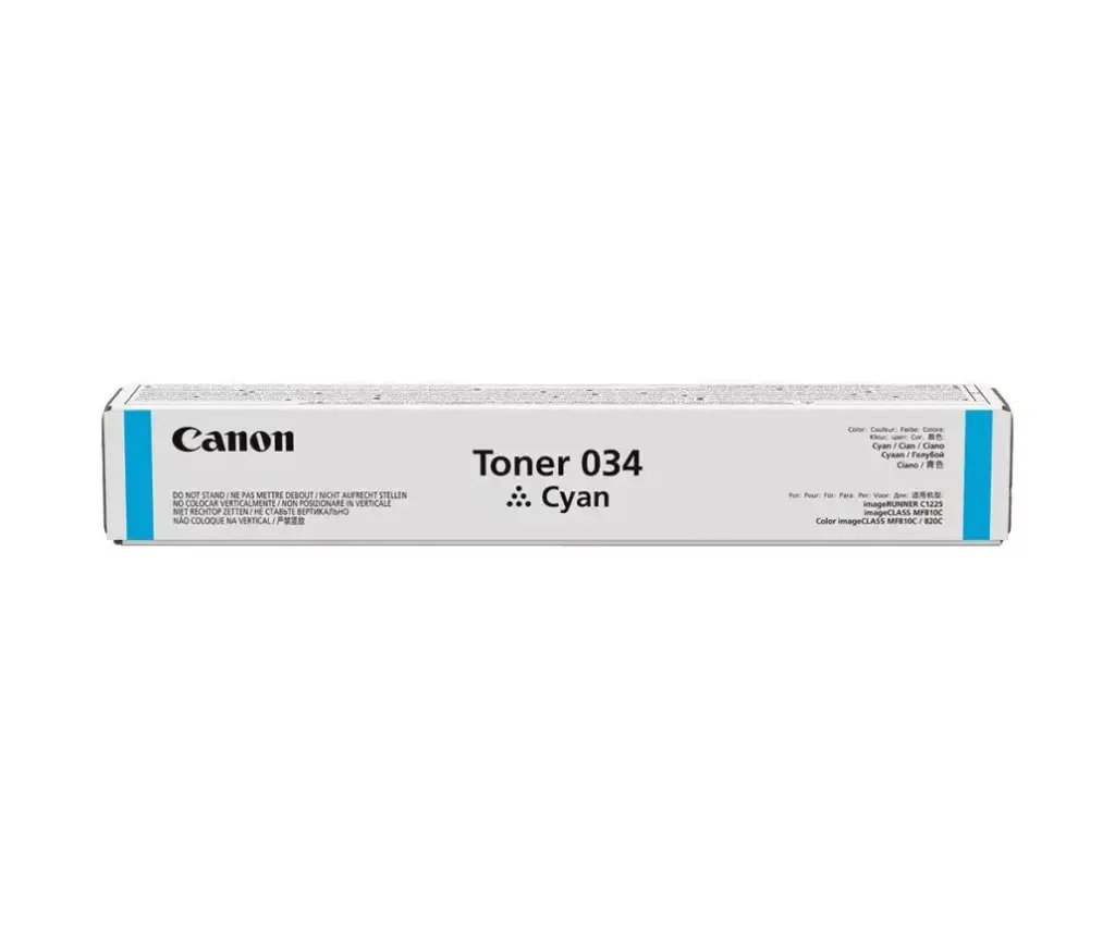 Toner CANON 034 Cyan Pour Imprimante C1225