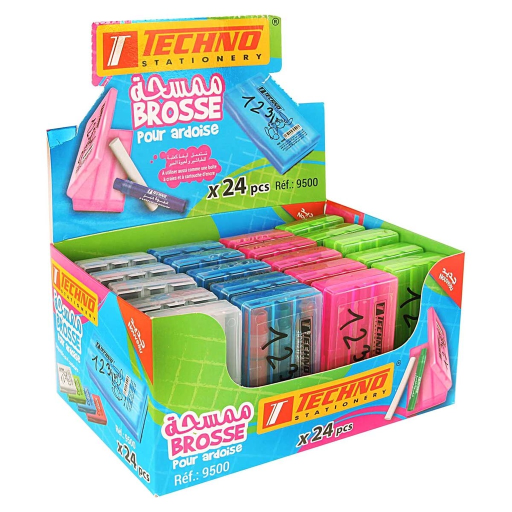 Brosse écolier TECHNO 9500