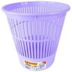 Corbeille à Papier TECHNO en PP 16L Ronde Violet Pastel