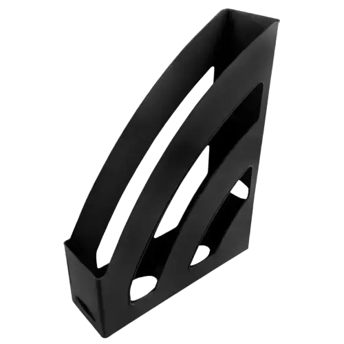 Porte Revue TECHNO A4 en PS Noir