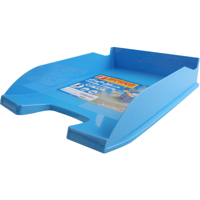 Bac à Courrier TECHNO en Plastique Opaque Bleu