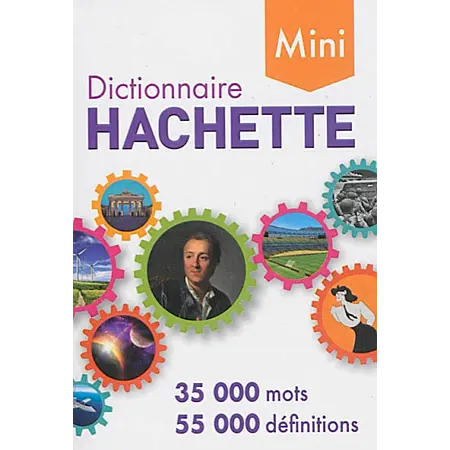 Dictionnaire de Poche HACHETTE Mini Française 35 Mots 55 Définitions