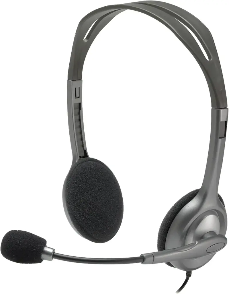 Casque Microphone LOGITECH H111 Filaire Gris