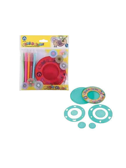 Ensemble de Traçage ARK Magic Circles avec 5 Stylos de Couleurs