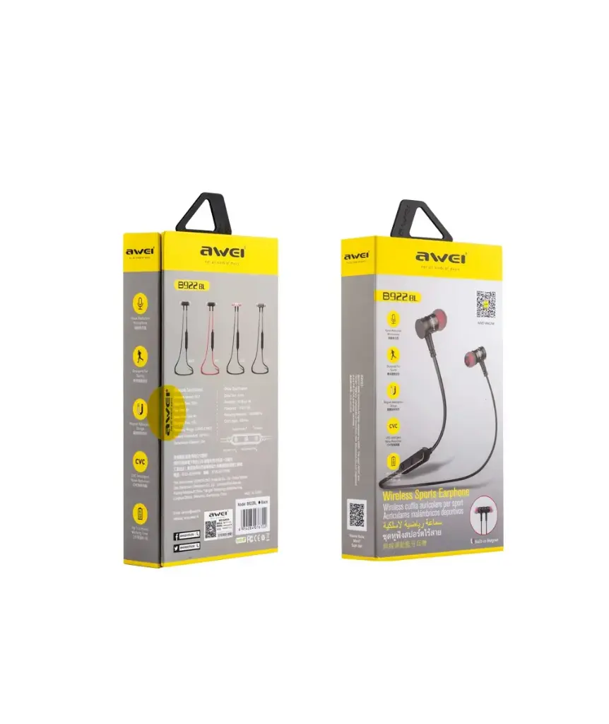 Ecouteur Kit Main Libre AWEI B930 BL Sans fil  Bluetooth 