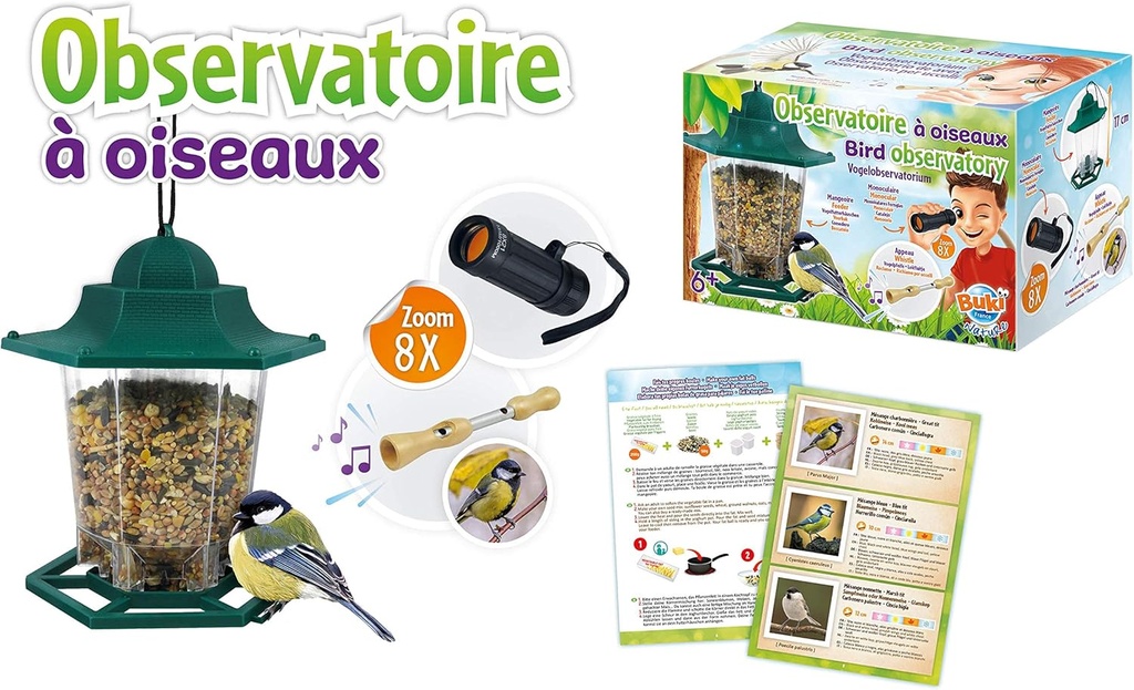 Jeu éducatif Buki Observatoire à Oiseaux 6+ ans