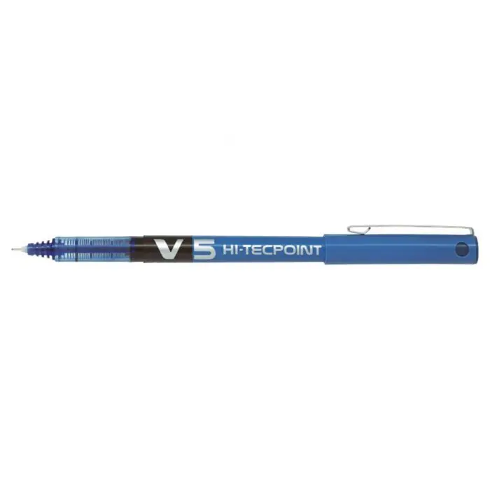 Stylo PILOT V5 HI-Tec point 0.5 mm Bleu