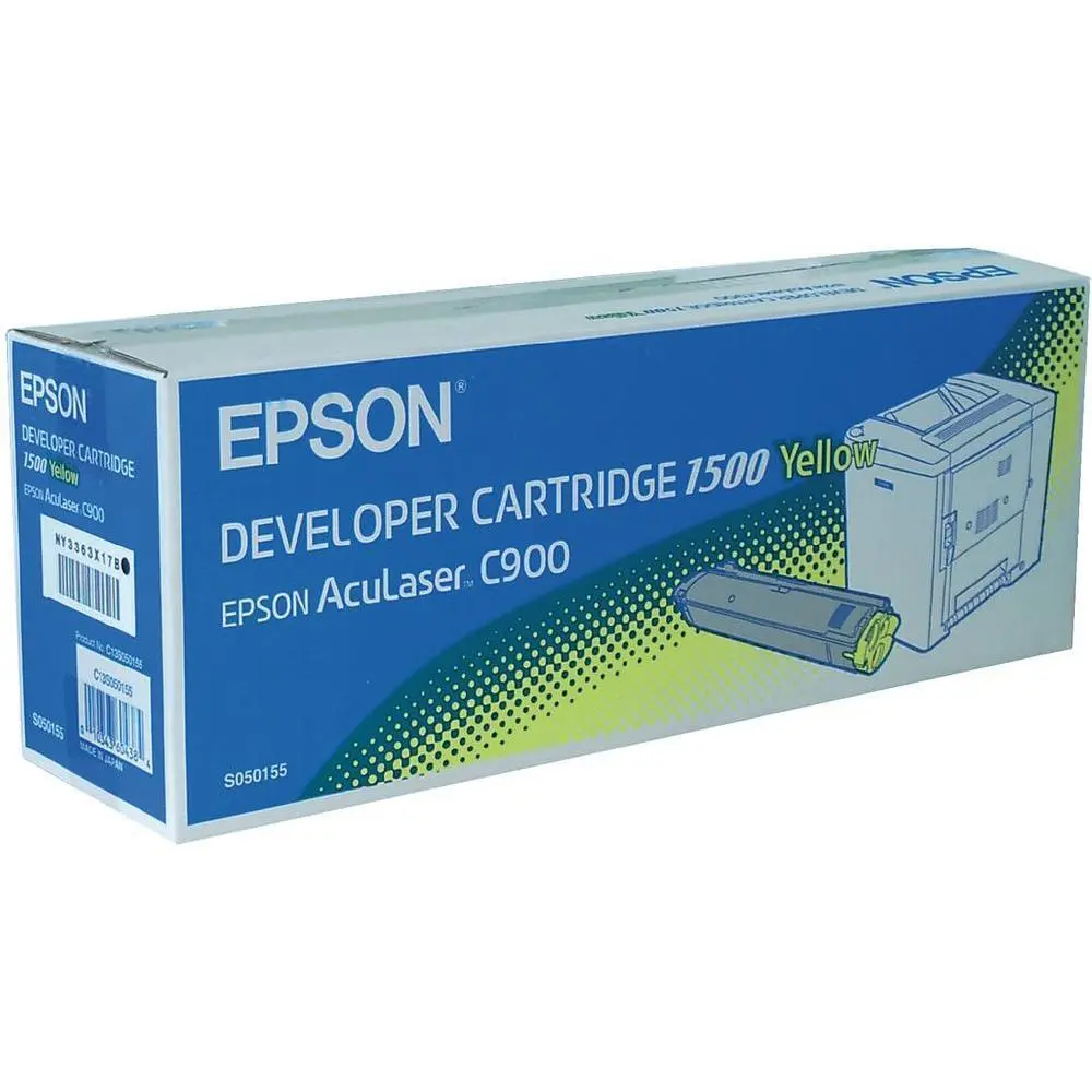 Toner EPSON S050155 Yellow Pour Imprimantes AL-C900 C1900