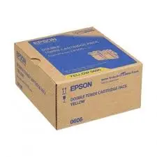 Pack de 2 Toners EPSON 0602 Yellow Pour Imprimante Aculaser AL-C9300 