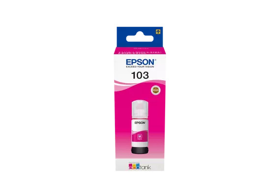 Bouteille D'encre EPSON 103 EcoTank Magenta  Pour Imprimantes L5190 L3160 L3156 L3151 L3150 L3111 L3110 L1110