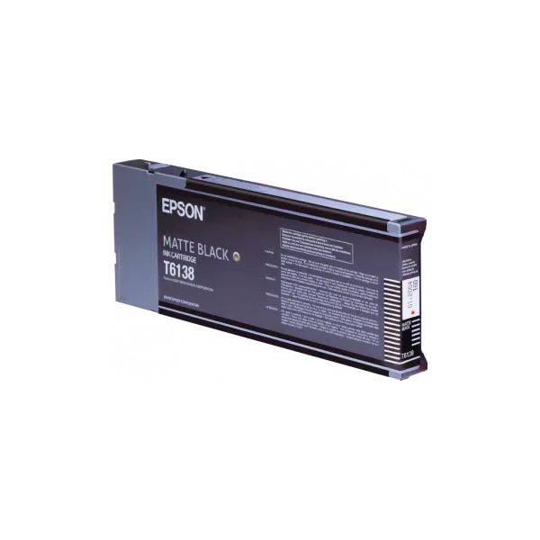 Cartouche D'encre EPSON T6138 Noir Mat  Pour Imprimantes  Stylus Pro 4400 4800 4450 4880 