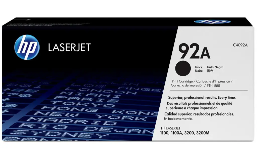 Toner HP 92A pour 1100/3200 2500 Pages