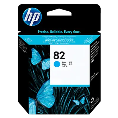Cartouche D'encre HP 82 Cyan pour Imprimantes Designjet 500 510 800 820