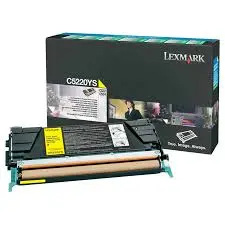 Toner LEXMARK C5220YS Jaune Pour C522 524 530 532 534 3 000 Pages