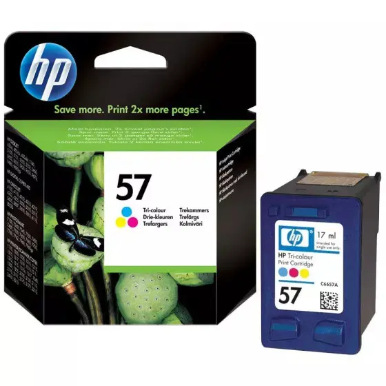 Cartouche D'encre HP 57 Couleur CMY pour Imprimantes Deskjet 450cbi 5550 5551 5552 Officejet 6110 PhotoSmart 100 130 230 7150 7350  7550 Printers PSC 2105 2108 2110 2115 2150 2210