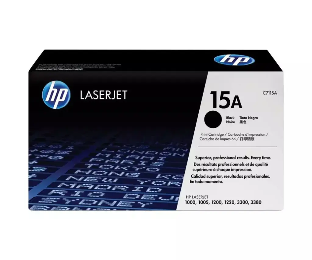 Toner HP 15A Noir Pour Imprimantes 1000 1005 1200 