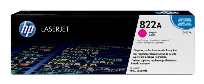Toner HP 822A Magenta Pour Imprimante Laserjet 9500 